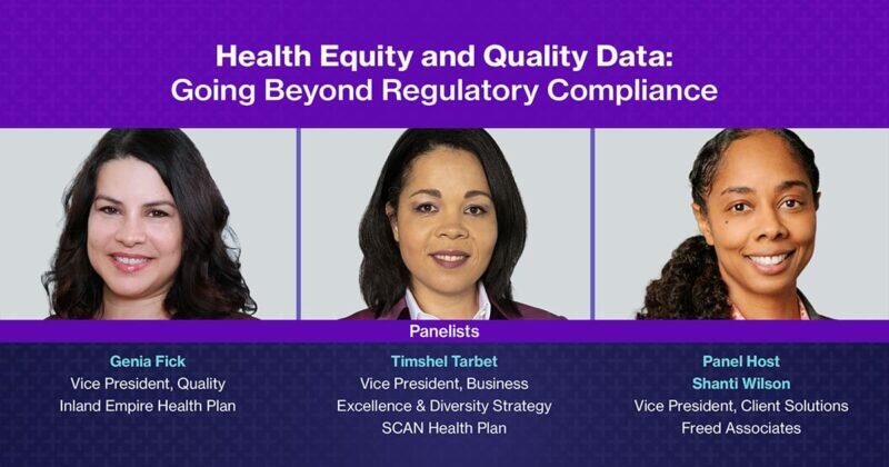 CAHP Seminar on Data: How Health Plan Leaders Are Tackling Health Inequity Challenges.
