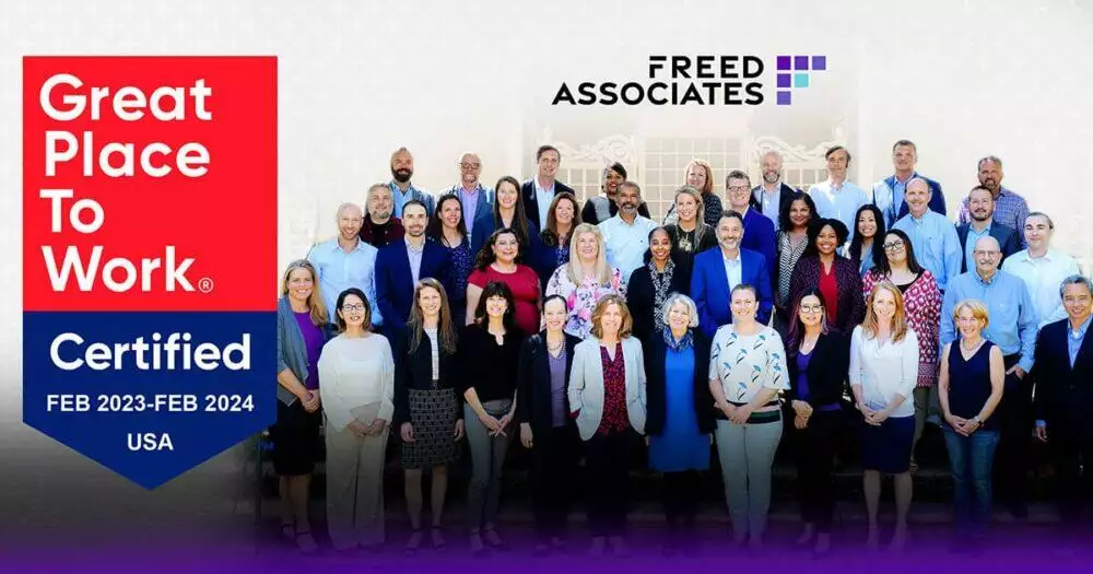 Freed Associates Certified as a Great Place to Work.